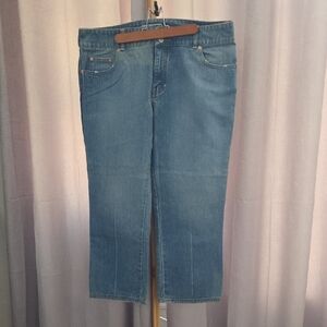 Old Navy Women's Classic Blue Cropped Jeans